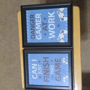 Gaming Decor Framed signs